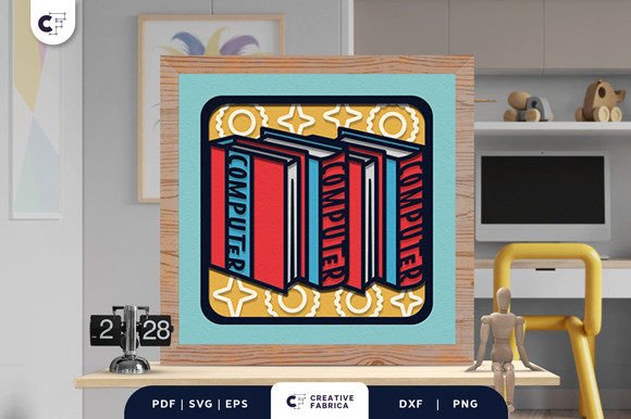 3D SVG for School: Book Stack Review
