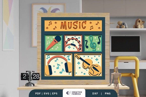 3D SVG for School Music Projects