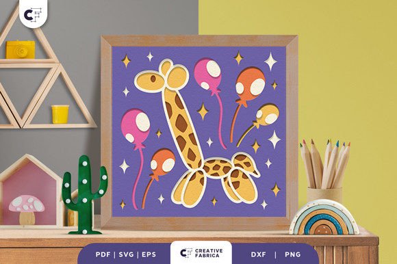 Baby 3D SVG: Balloon Giraffe Review