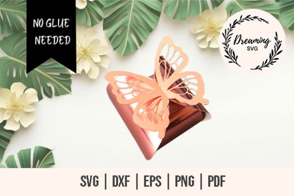 Butterfly Gift Box 3D SVG for Premium Gift Boxes
