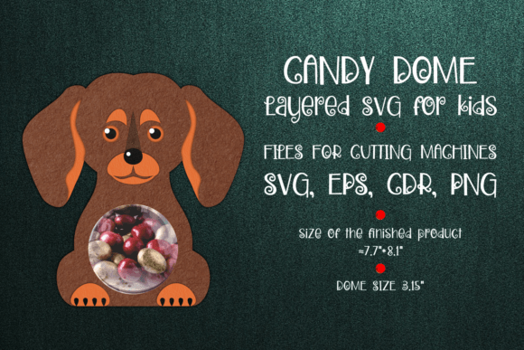Dachshund Candy Dome Template: 3D SVG Shapes Review