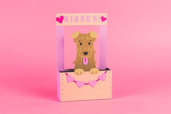Dog Kissing Booth Terrier: 3D SVG Animals Review