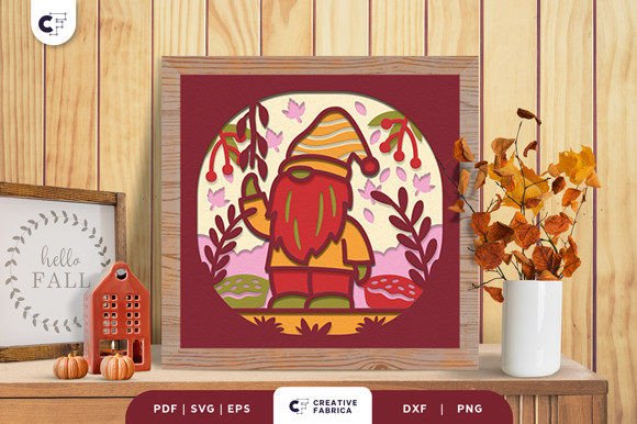Fall 3D SVG: Gnome with Foods Review