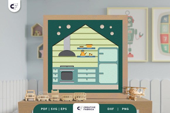 Fantasy 3D SVG: Doll House Kitchen Review