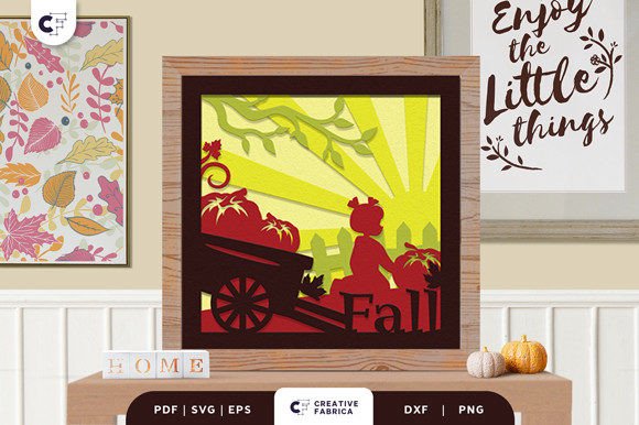 Harvesting Pumpkin 3D SVG for Fall