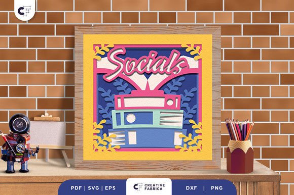 School 3D SVG: Social Books Review