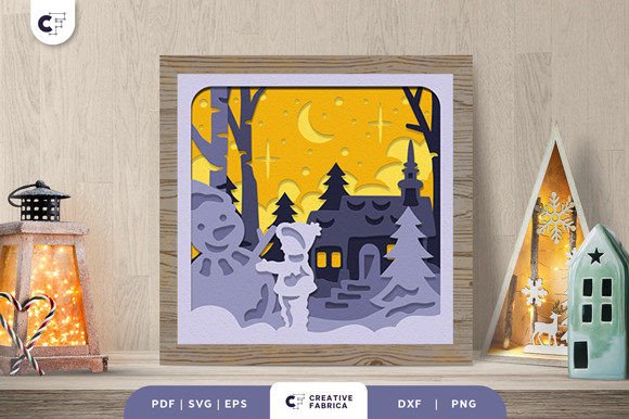 Snowy Houses 3D SVG: A Winter Design Review