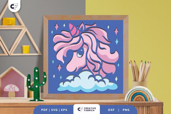 Unicorn 3D SVG: Fantasy And Fairy Tales