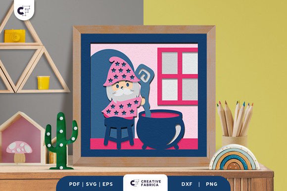 Wizard 3D SVG for Fantasy And Fairy Tales